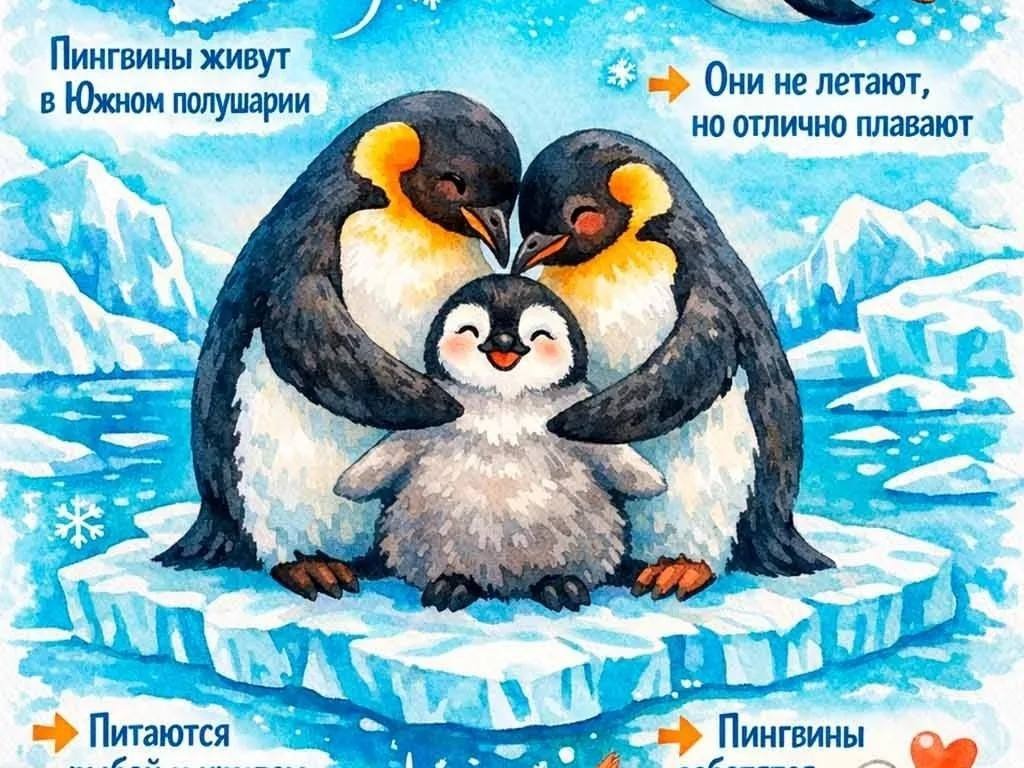 Всемирный день пингвинов Всемирный день пингвинов.
