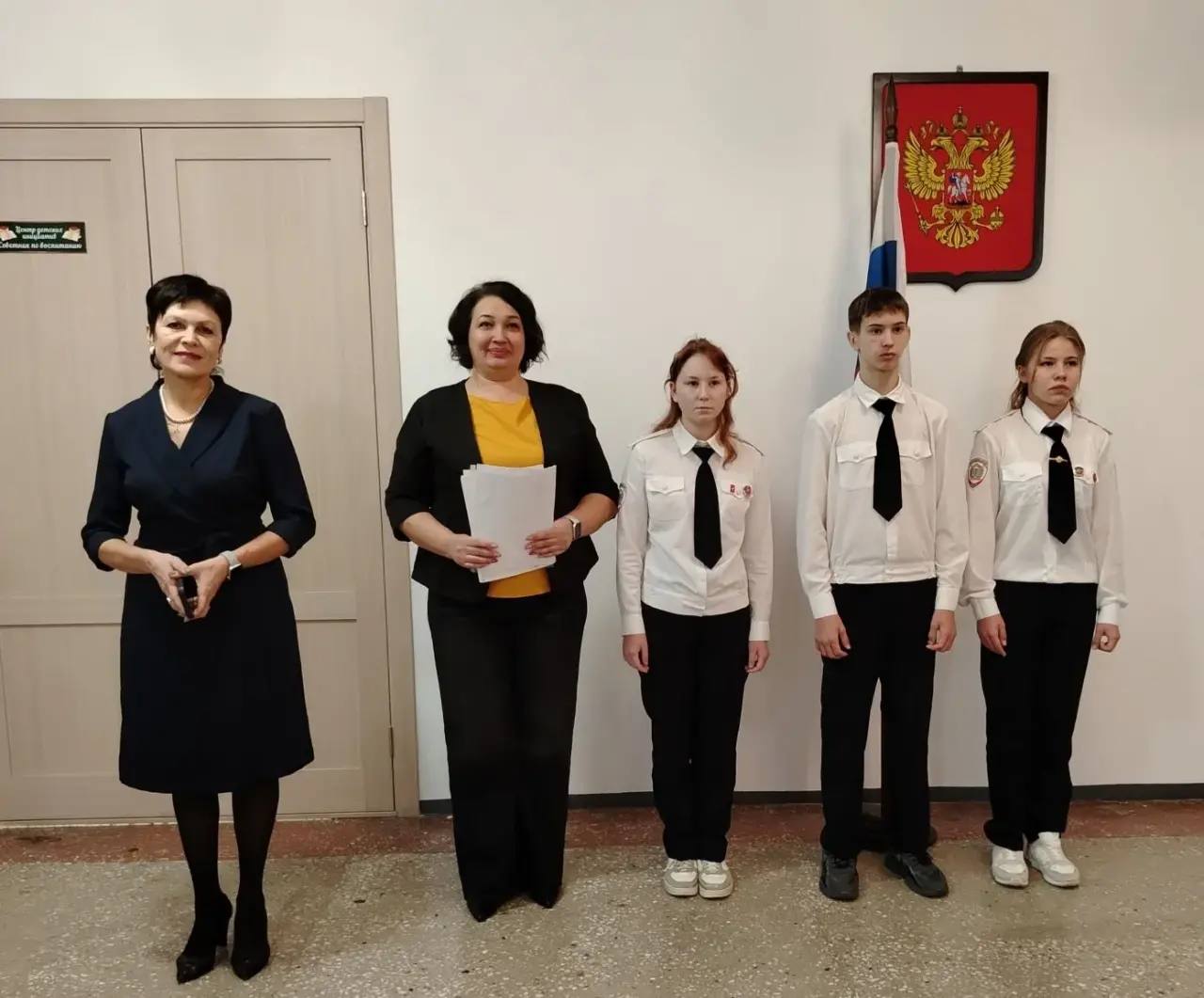 Утро 29 декабря началось с линейки..