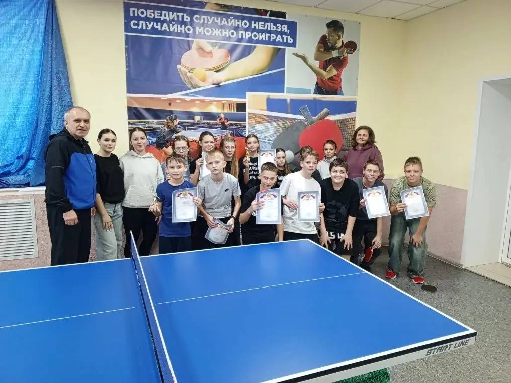 29.01.2026г прошёл школьный турнир по настольному теннису.