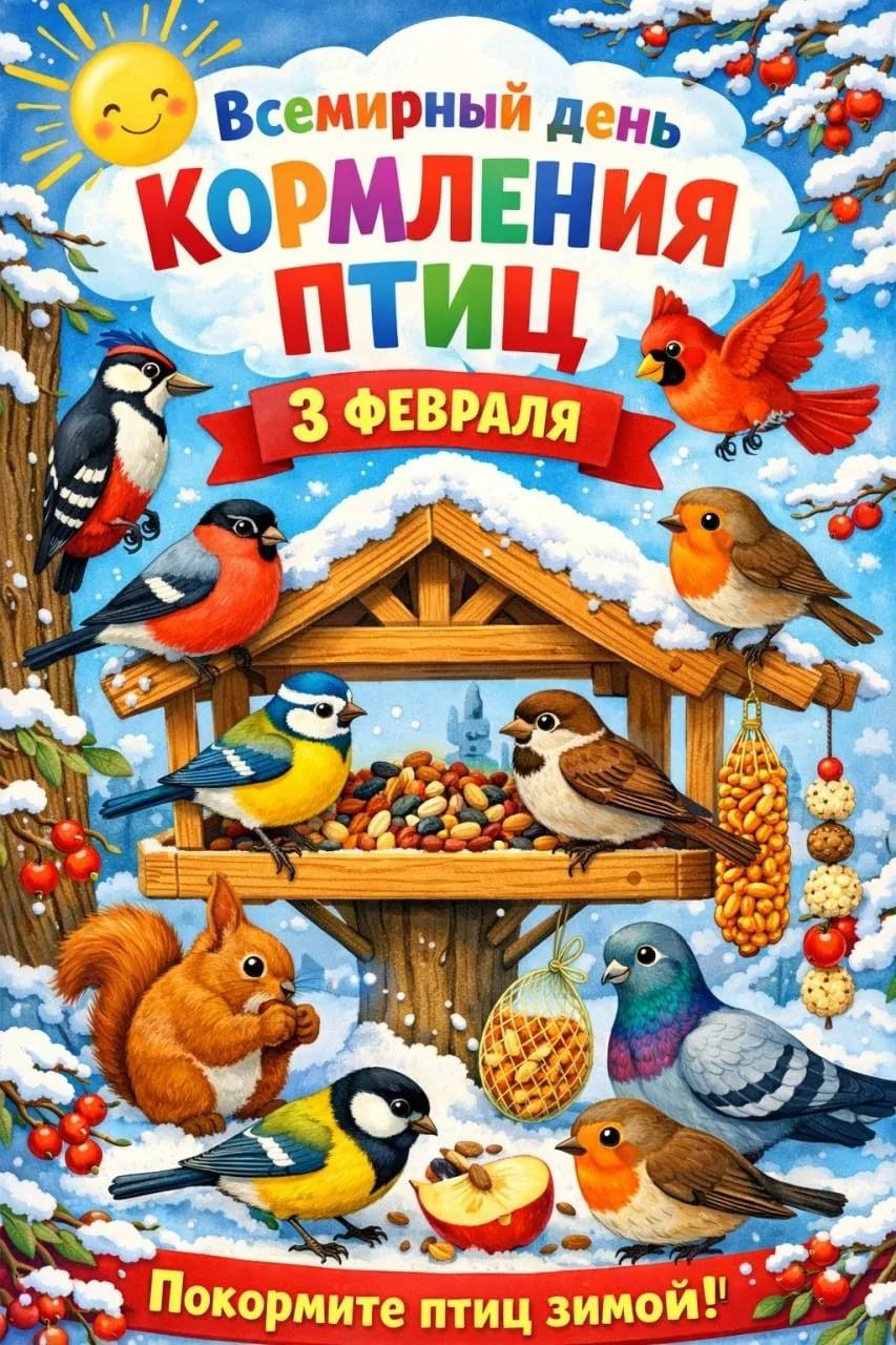 Всемирный день кормления птиц.